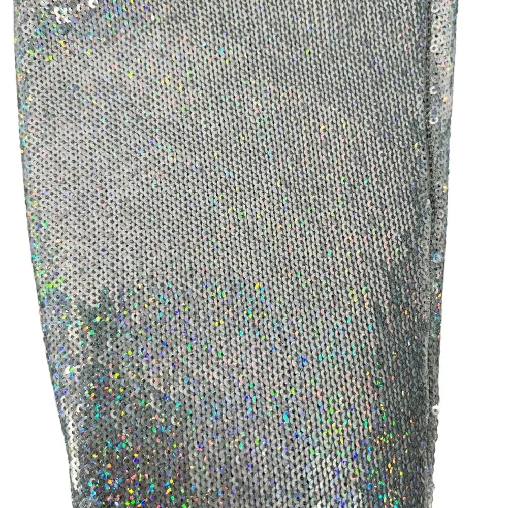 NWOB Stuart Weitzman Ultrastuart Xcurve Sequin Over the Knee Heeled Boots 8.5